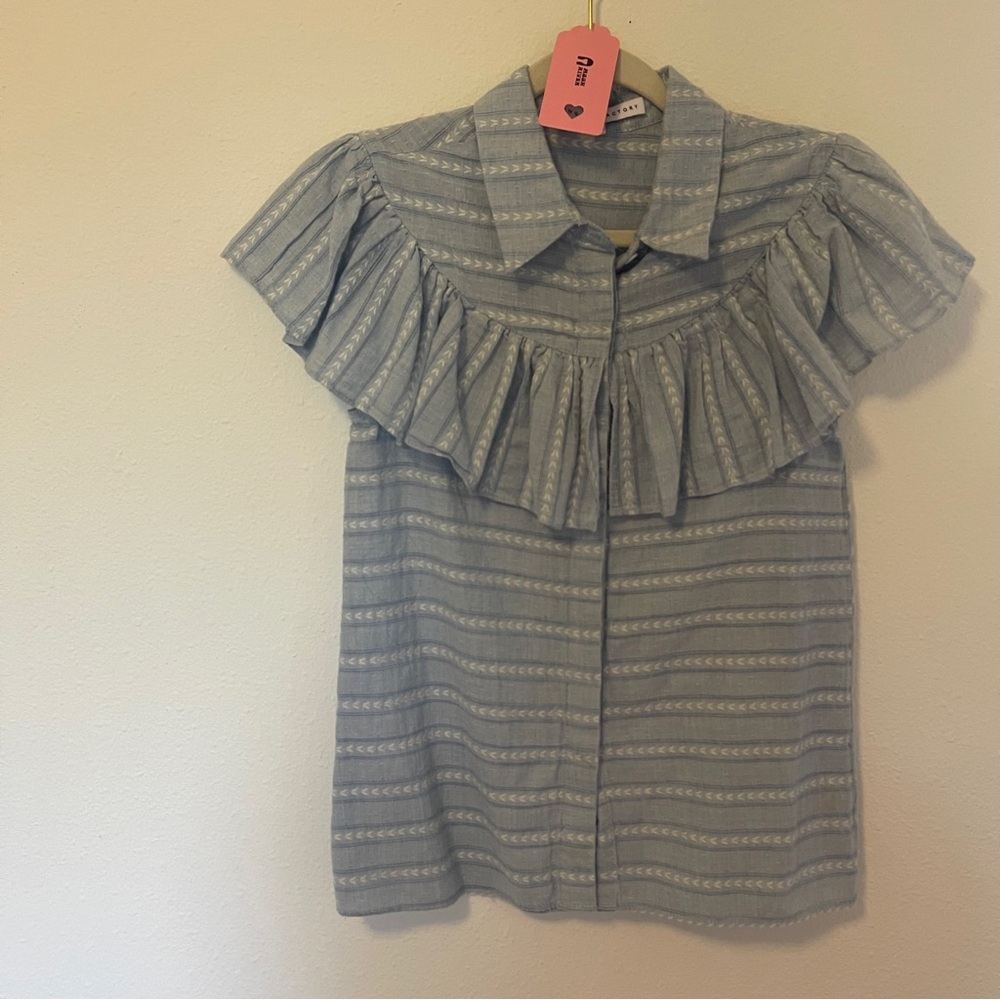 English Factory Ruffle Top